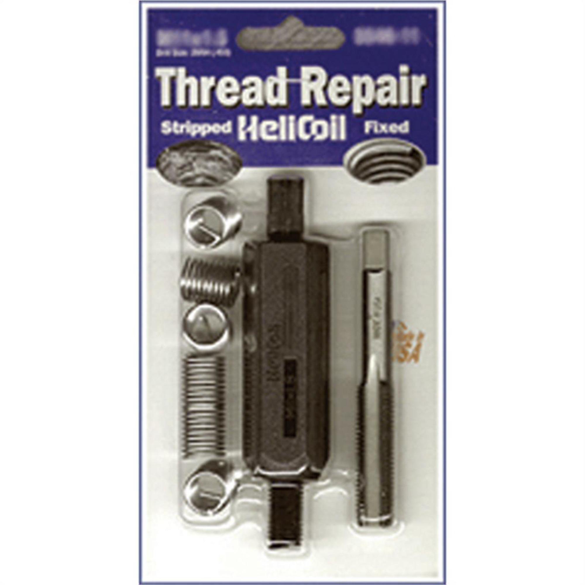 Helicoil Kit — M12 x 1.75, Standard SAE, Model# HEL5546-12